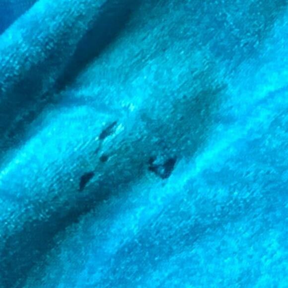 CJS Vintage House Dress Sleepwear Womens L Half Zip Balloon Sleeves Drawstring - Picture 7 of 10